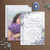 Rustic Lavender Eucalyptus Greenery Foto Weddensch Kaart