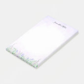 Rustic Lavender Greenery Spring Vibes Floral Post-it® Notes (Schuin)