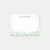 Rustic Lavender Greenery Spring Waterverf Post-it® Notes (Voorkant)
