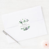 Rustic Lavender Hartelijk dank voor Sticker (Envelop)