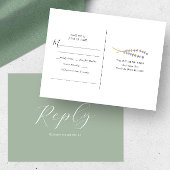 Rustic Lavender Song Request RSVP Briefkaart