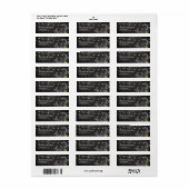 Rustic Lavender String Twinkle Lights Etiket (Full Sheet)
