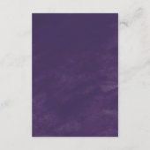 Rustic Lavender Wedding Wishing Well Kaart (Achterkant)