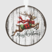 Rustic Leaping Reindeer  (dos)