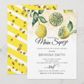 Rustic Lemon Bridal Shower Kaart (Voorkant / Achterkant)