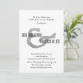 Rustic Letterpress Kaart (Staand voorkant)