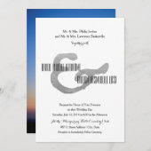 Rustic Letterpress Kaart (Voorkant / Achterkant)