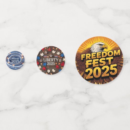 Rustic Liberty Confetti (Voorkanten)