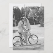 Rustic Lichten Foto Bridal Shower Uitnodiging (Achterkant)