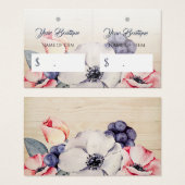 Rustic Light Wood Summer Blossom do-it-yourself Ha (Devant & derrière)