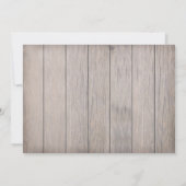 Rustic Lights texte personnalisable par Faire-part (Dos)