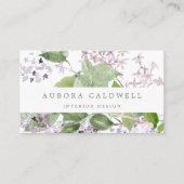 Rustic Lilac Carte de visite (Devant)