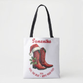 Rustic Line Dance Cowboy Boots Draagtas (Voorkant)