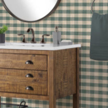 Rustic linnen look buffel check ruitpatroon blauw 