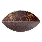 Rustic Lion Head American Football (Gedraaid 90)