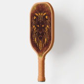 Rustic Lion Head Pickleball Paddle (Links)