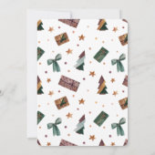 Rustic Little Bundle of Joy Baby shower Invitati Kaart (Achterkant)