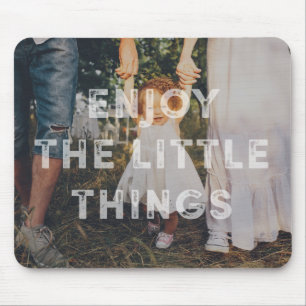 Rustic Little Dad Foto Mousepad Muismat