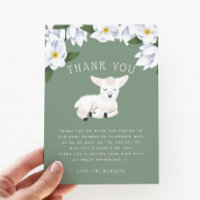 Rustic Little Lamb Floral Baby shower