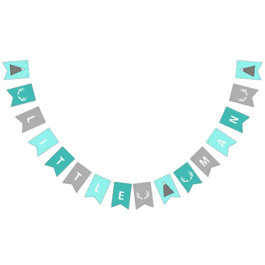 Rustic Little Man Party Banner (Alle)