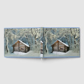 Rustic Log Cabin Winter Magic Gastenboek (Volledig)