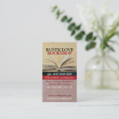 Rustic Love BookShop Carte de visite de littératur (Debout devant)