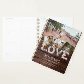 Rustic Love Lilac Mariage Fête des mariées Photos (Devant avec enveloppe)