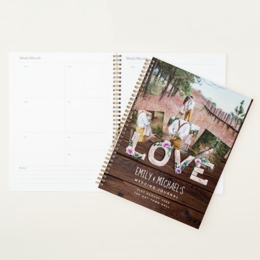 Rustic Love Lilac Mariage Fête des mariées Photos (Devant avec enveloppe)