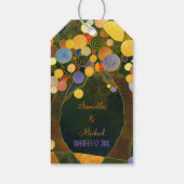 Rustic Love Trees Wedding Bedankt Cadeaulabel (Achterkant)