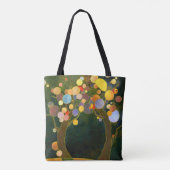 Rustic Love Trees Wedding Bridesmaid Gift Tote Bag (Achterkant)