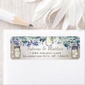 Rustic Luxe  Peacock Wedding Etiket (Insitu)