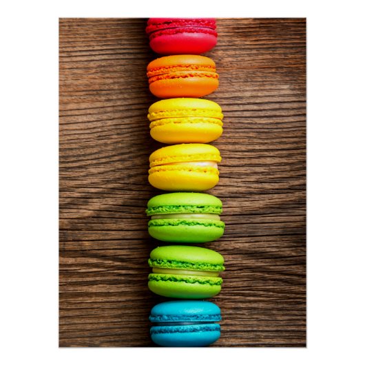 Rustic Macaron Stack Perfect Poster (Voorkant)
