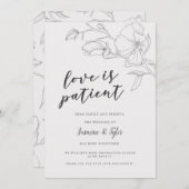 Rustic Magnolia Flowers Wedding Uitstel Aankondiging (Voorkant / Achterkant)