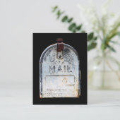 Rustic Mailbox Portret Briefkaart (Staand voorkant)