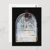 Rustic Mailbox Portret Briefkaart (Voorkant / Achterkant)