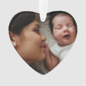 Rustic Mama Beer Red Buffalo Pset Foto Ornament (achterkant)