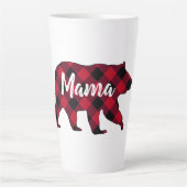 Rustic Mama Beer Red Buffalo Pset Latte Mok (Voorkant)