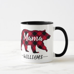 Rustic Mama Beer Red Buffalo Pset Monogram Naam Mok