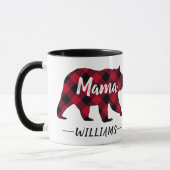 Rustic Mama Beer Red Buffalo Pset Monogram Naam Mok (Links)