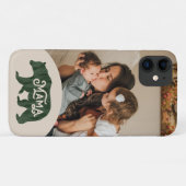 Rustic Mama Beer Silhouette Foto Case-Mate iPhone Case (Achterkant (horizontaal))