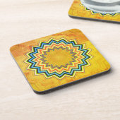 Rustic Mandala Bier Onderzetter (Linkerzijde)