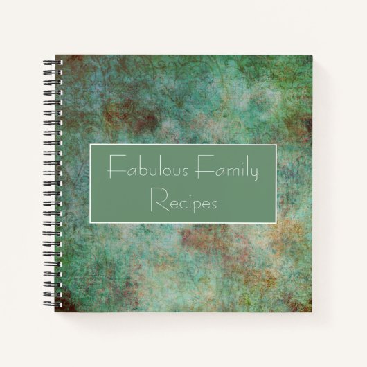 Rustic Marbling Recipe Notitieboek (Voorkant)