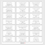 Rustic Mariage Étiquettes de adresse invités<br><div class="desc">Ce étiquette de adresse d'hôtes rustique mariage de l'océan est parfait pour votre mariage boho de plage rustique. Ce design présente une calligraphie en noir et blanc audacieuse avec un arrière - plan océanique pour correspondre à votre destination de plage mariage ou un mariage moderne décontracté au printemps, à l'été...</div>