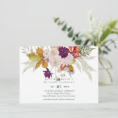 Rustic Maroon Ginger Blush Wedding (Staand voorkant)