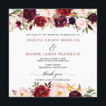 Rustic Marsala Bourgogne Programme de mariage<br><div class="desc">Tout le monde aimera lire les détails de votre mariage avec ce magnifique programme de mariage de script de calligraphie. Voir tous nos articles correspondants dans notre collection Rustic Burgundy Marsala : https://www.zazzle.com/collections/rustic_burgundy_marsala-119549341348963566 Visitez notre site Web pour plus de designs et d'inspiration : www.creativeuniondesign.com</div>