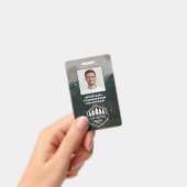 Rustic Masculine Forest Mountains Outdoors Badge (Handheld)