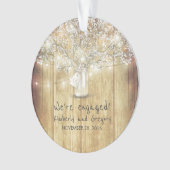 Rustic Mason Jar Baby's Breath String Lumières Boi (devant)