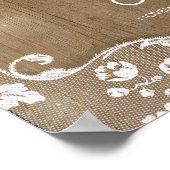 Rustic Mason Jar et Sunflower Affiche de bienvenue (Coin)