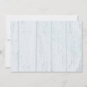 Rustic Mason Jar & Gerber Daisies Wedding Kaart (Achterkant)