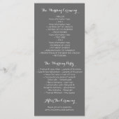 Rustic Mason Jar Programmes de mariage (Dos)